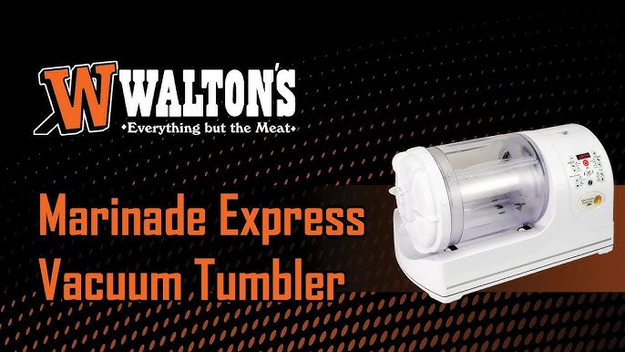 How to use a meat marinade vacuum tumbler? Get juicier, more flavorful meat super fast!