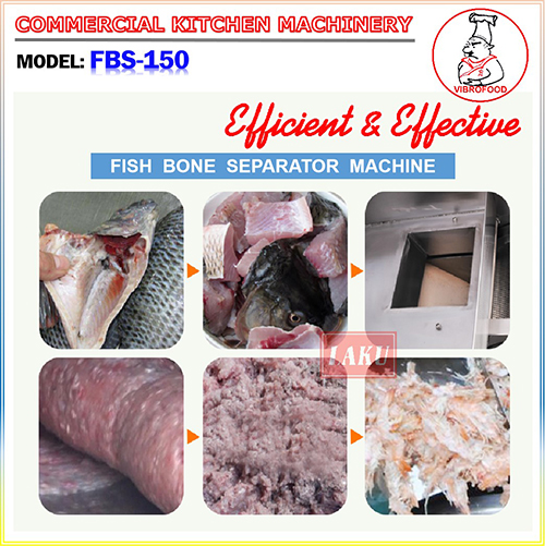 Why buy a 150 fish meat separator? Enjoy fresh fish meat without the hassle of bones.