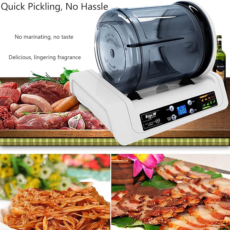 The marinade master vacuum tumbler: your secret to tasty food? (Yes, marinate quickly for delicious meals every time!)