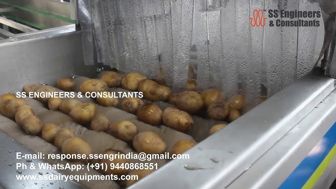 How to use an 800potato cleaning machine? Five easy steps for fast potato washing every time.
