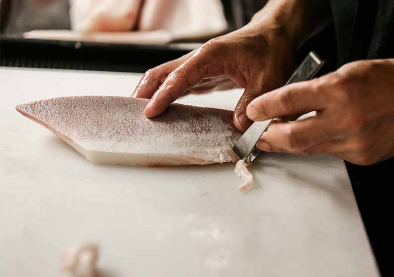 Why remove bones and spines from fish meat important home cook skills!